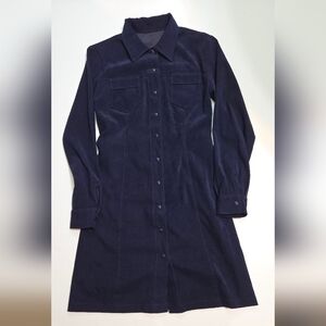 Elegant Navy Blue Women's Dress